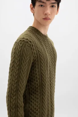 Aran Cable Cashmere Jumper