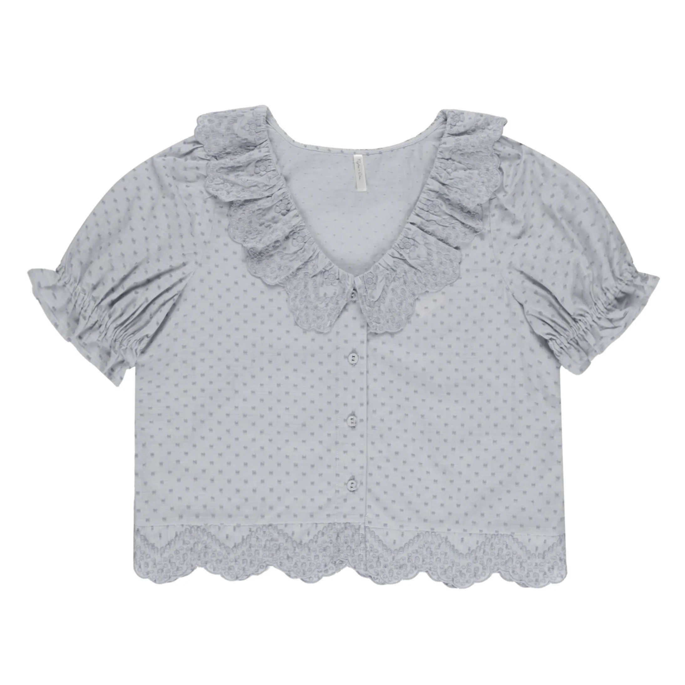 Bella Blouse | Dusty Blue