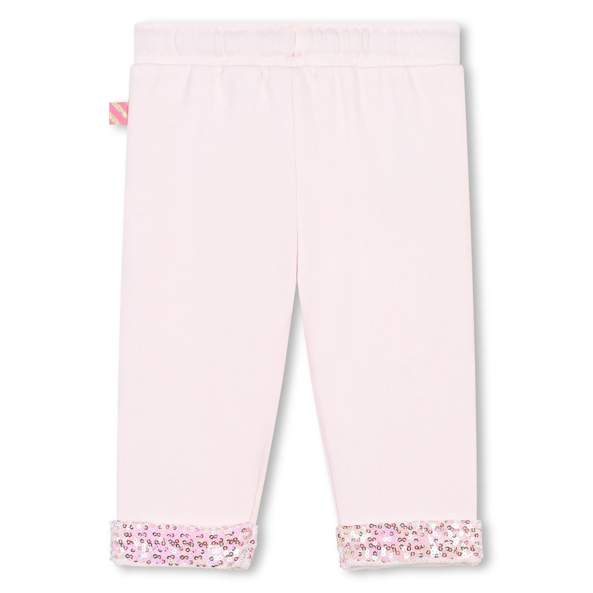 Billieblush Baby Girls Pink Cotton & Sequin Joggers