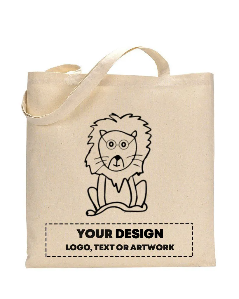 Black Color The Lion King Tote Bag (Basic Level) - Coloring-Painting Bags for Kids