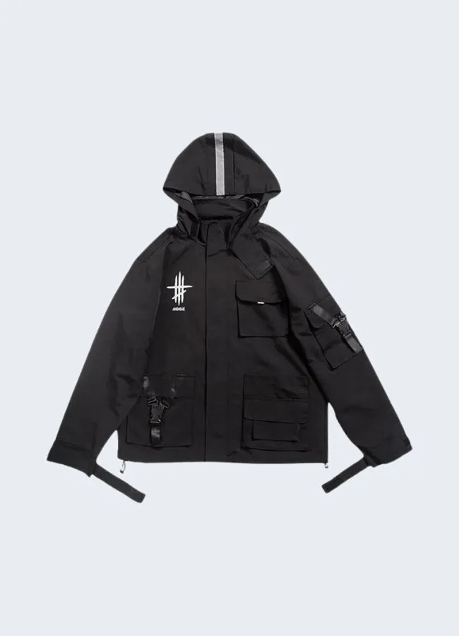 Black Techwear Jacket