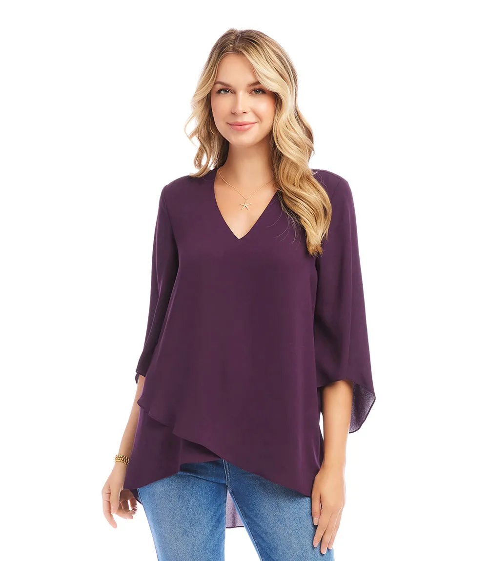 Bracelet Sleeve Asymmetric Top