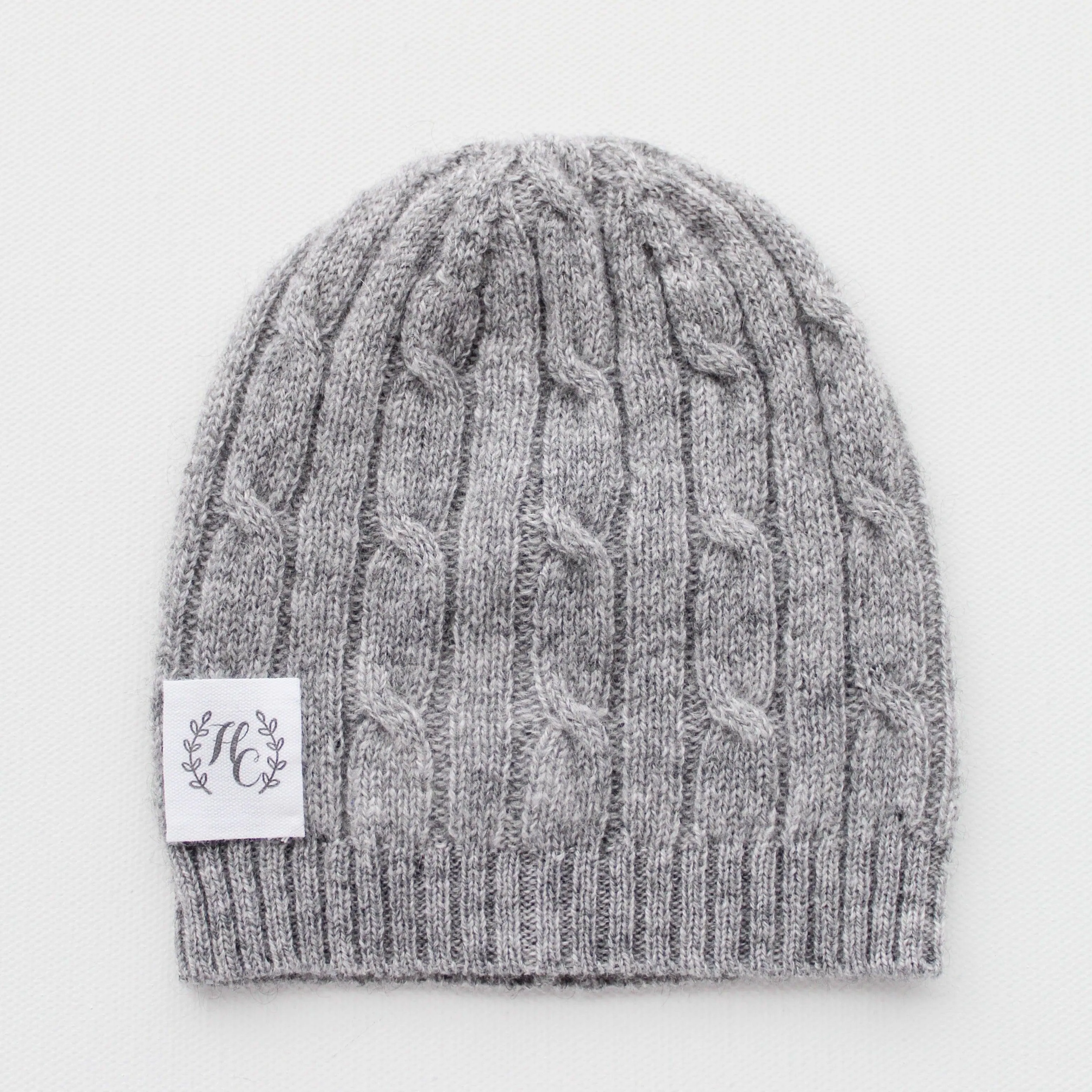 Cashmere Baby Beanie - Ash