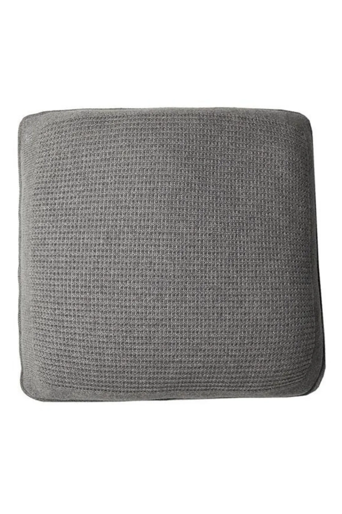 CASHMERE TUCK STITCH THROW CUSHION