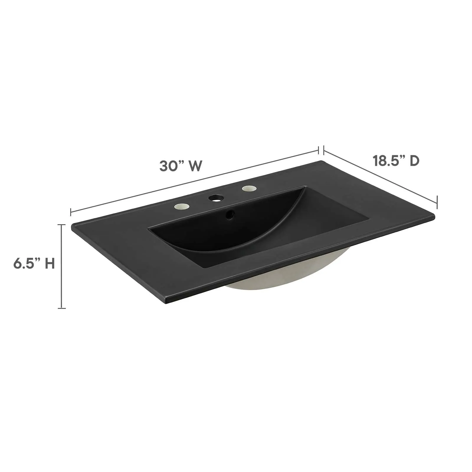 Cayman 30" Bathroom Sink by Modway