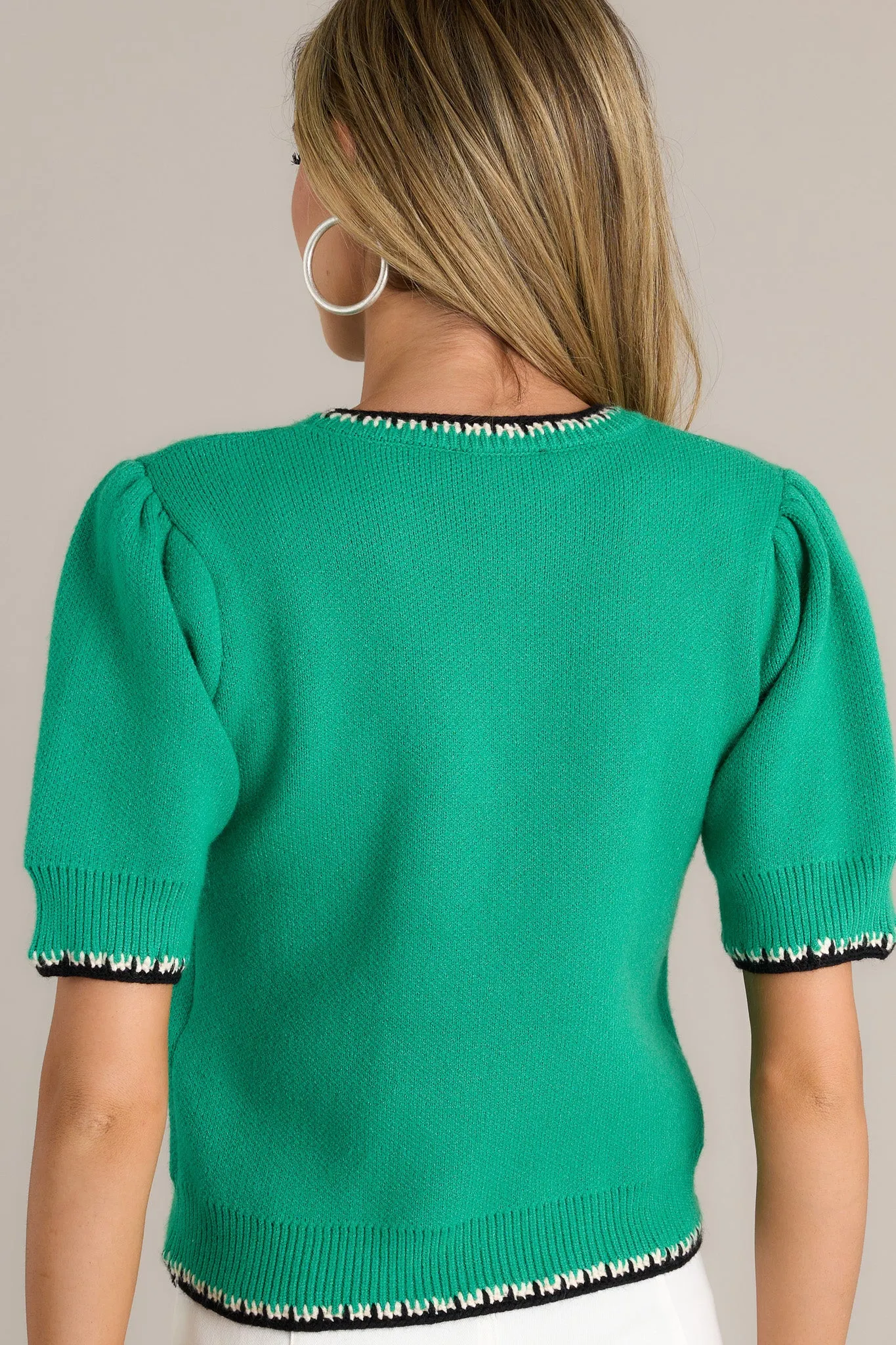 Chic Charisma Kelly Green Sweater Top