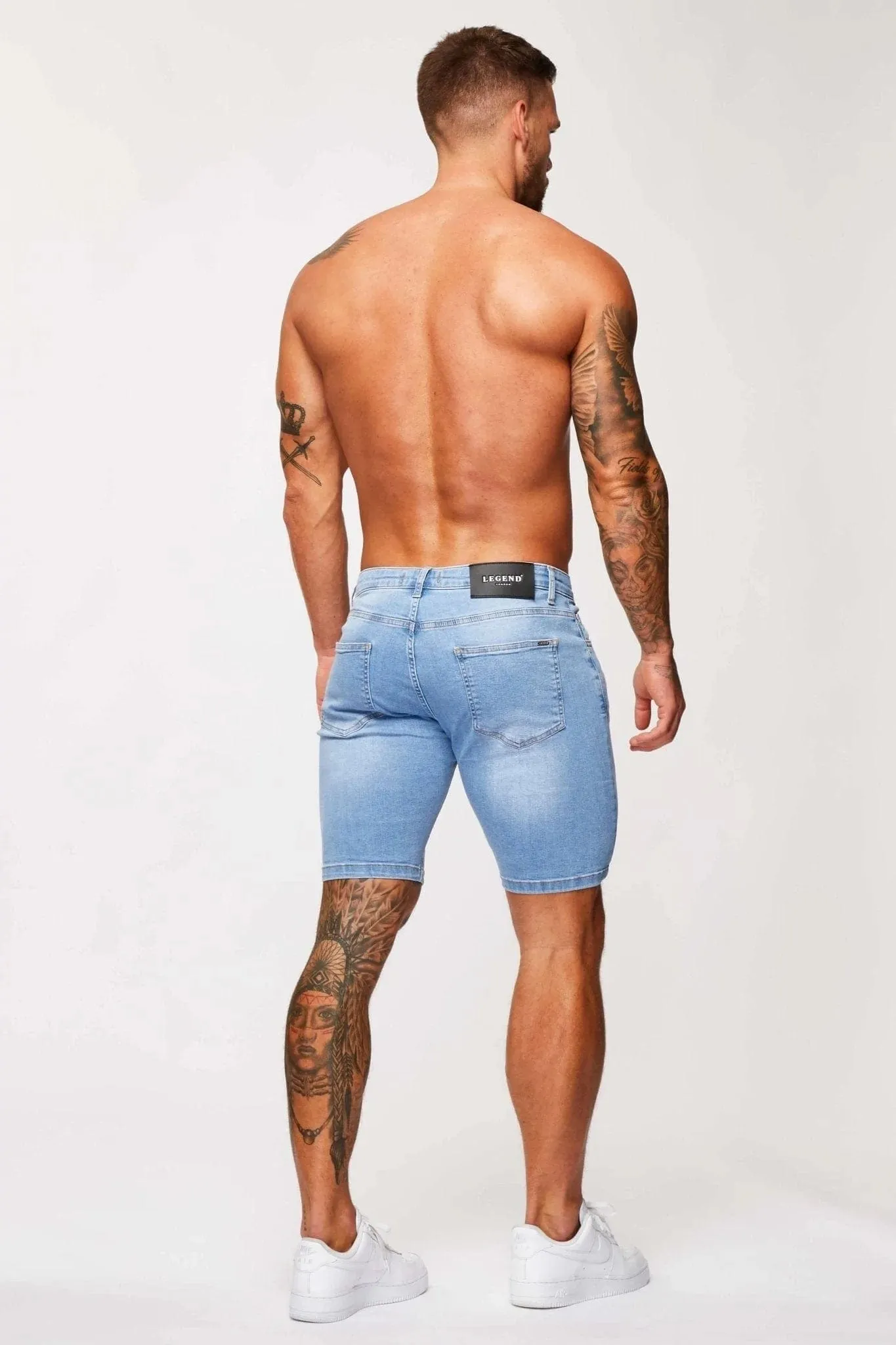 DENIM SHORT - LIGHT BLUE