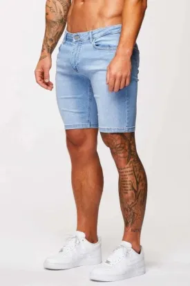 DENIM SHORT - LIGHT BLUE