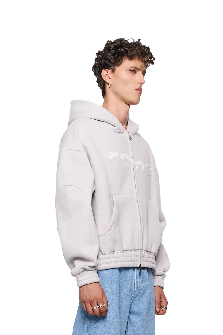 Elysium Zip Hoodie Light Gray