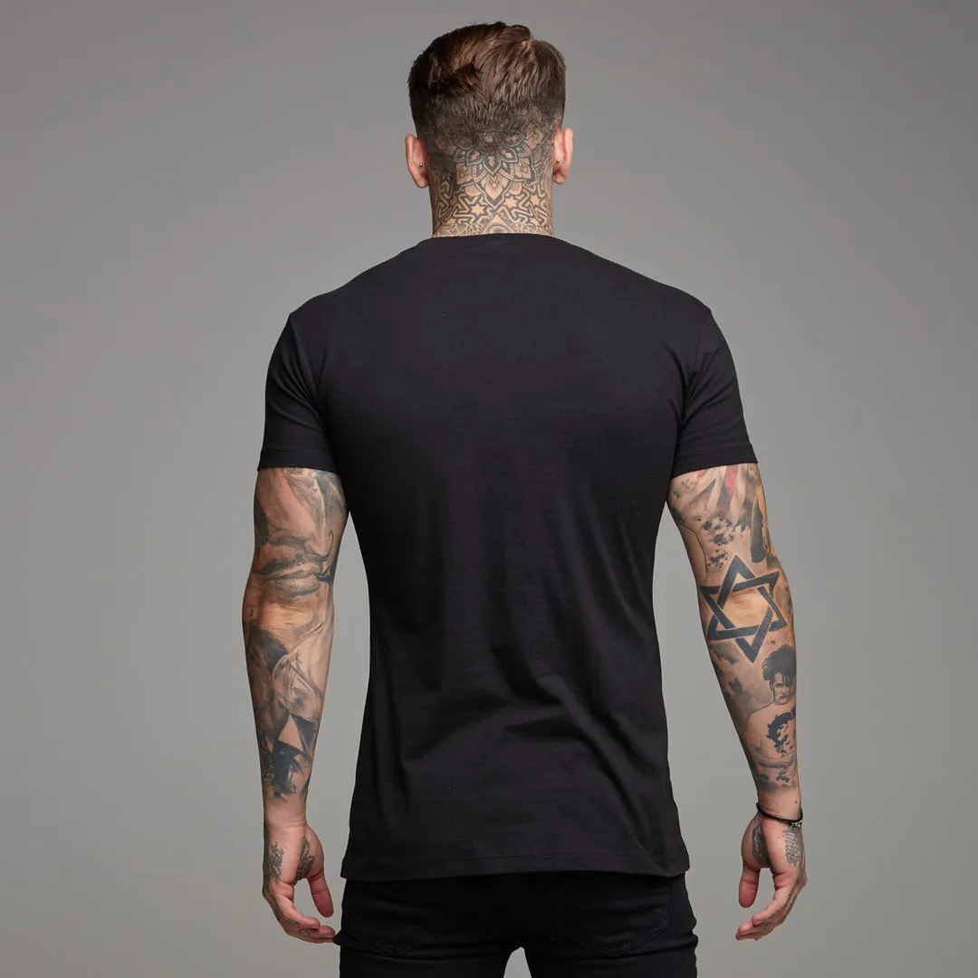 Father Sons Classic Black V Neck - FSH190