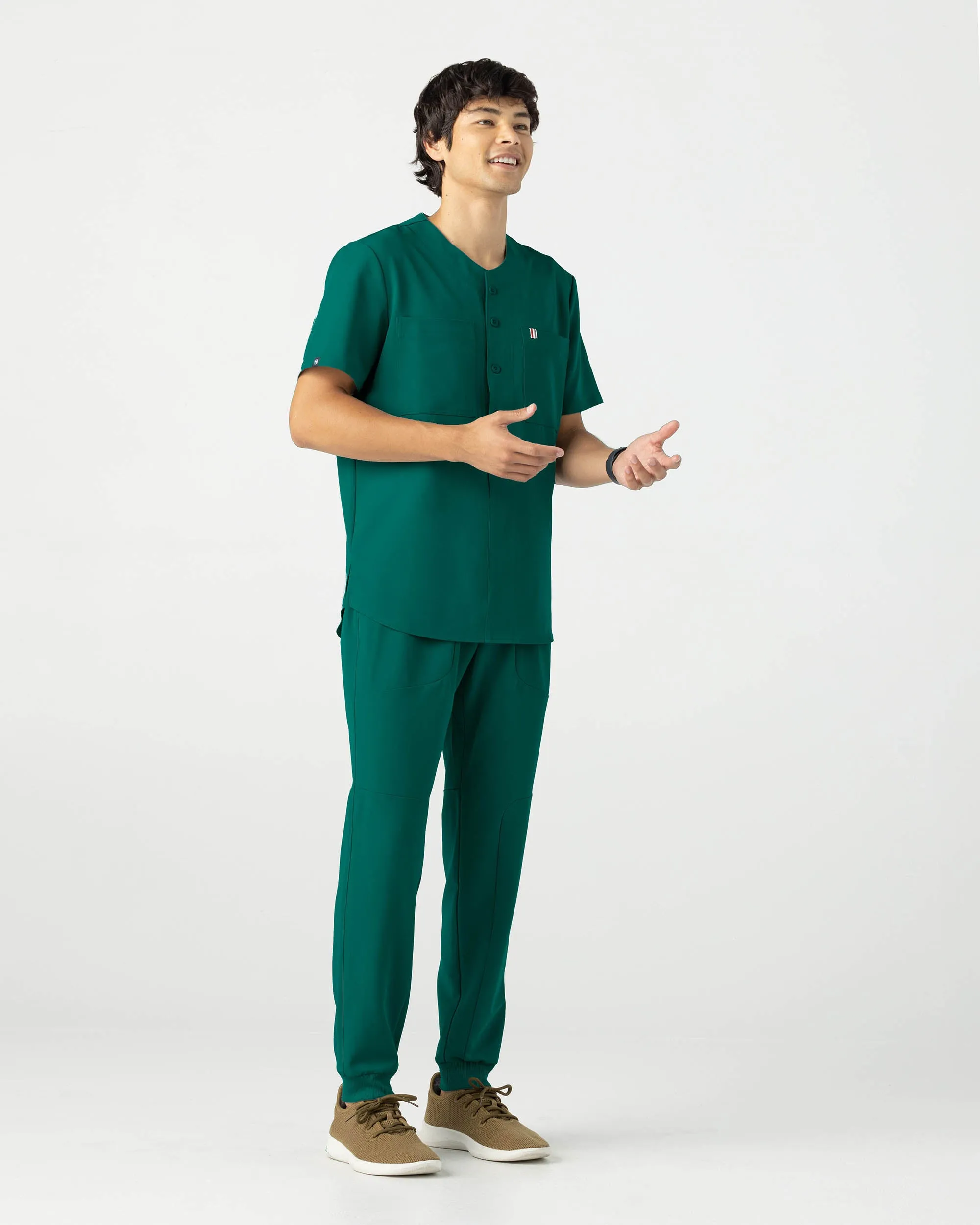 FYSEL® Senja‎ ‎ Baseball Jersey Scrub Top