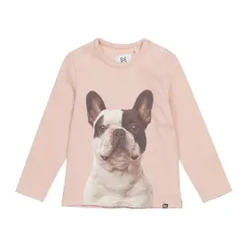 Girls Shirt Old Pink Bulldog | Koko-Noko