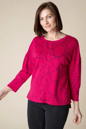 Certainly! To optimize the title of this e-commerce product with descriptive modifiers, consider the following:

Habitat Womens Boxy Crew Neck Sweater in Merlot - Style 65606

This enhanced title includes specific details that make it more appealing and informative for potential buyers.