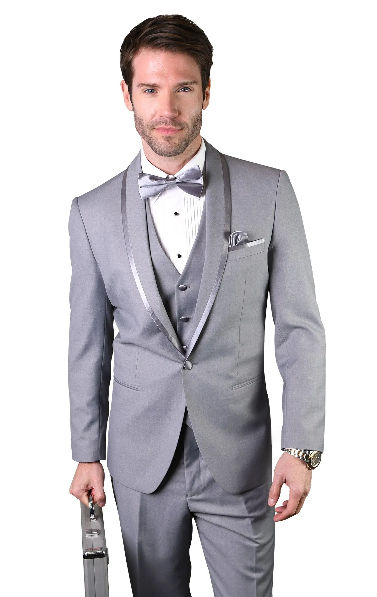 HARRIS GREY TAILORED FIT TUXEDO