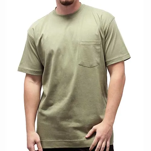 Men's Pocket Crew Neck Tee - 1100