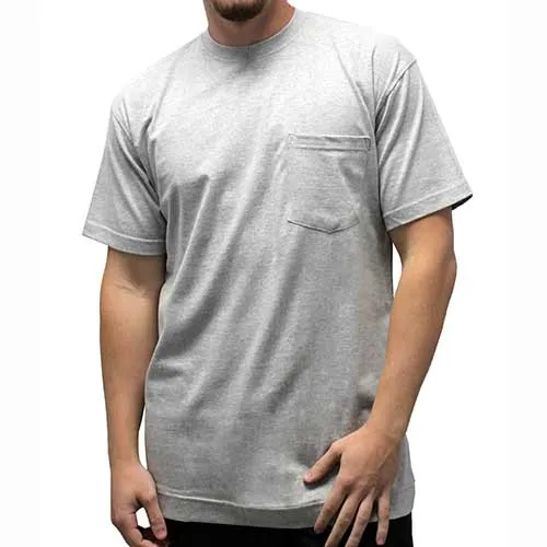 Men's Pocket Crew Neck Tee - 1100