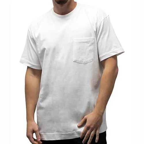 Men's Pocket Crew Neck Tee - 1100