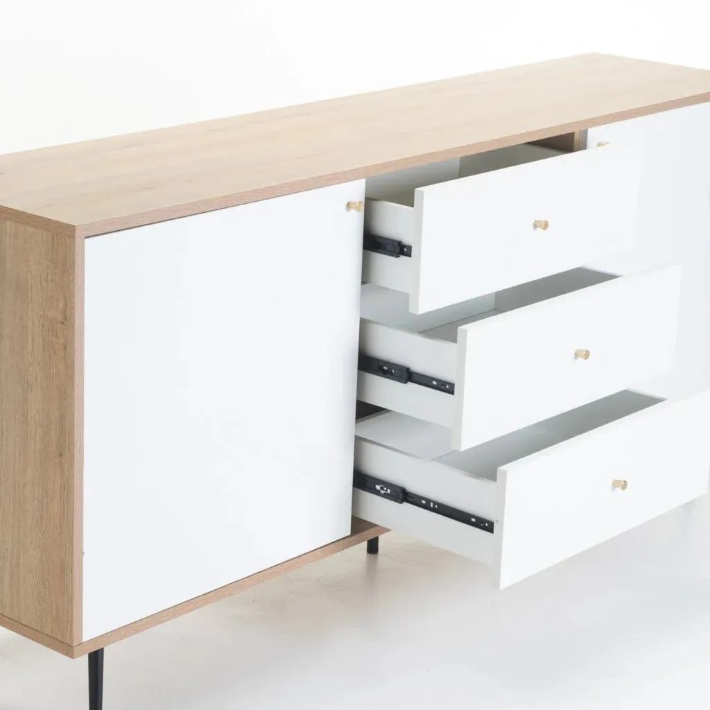 MONZA 2 DOOR 3 DRAWER SIDEBOARD