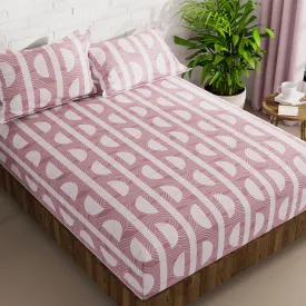 Nigel Geometric Bedsheet - Pink