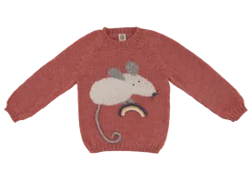 NW414 Pink Mouse Sweater