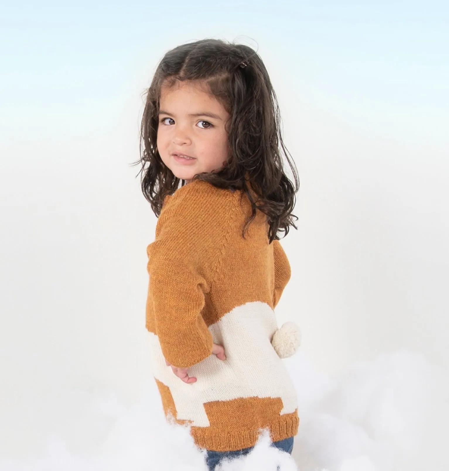 Polar Bear Sweater Ochre Color