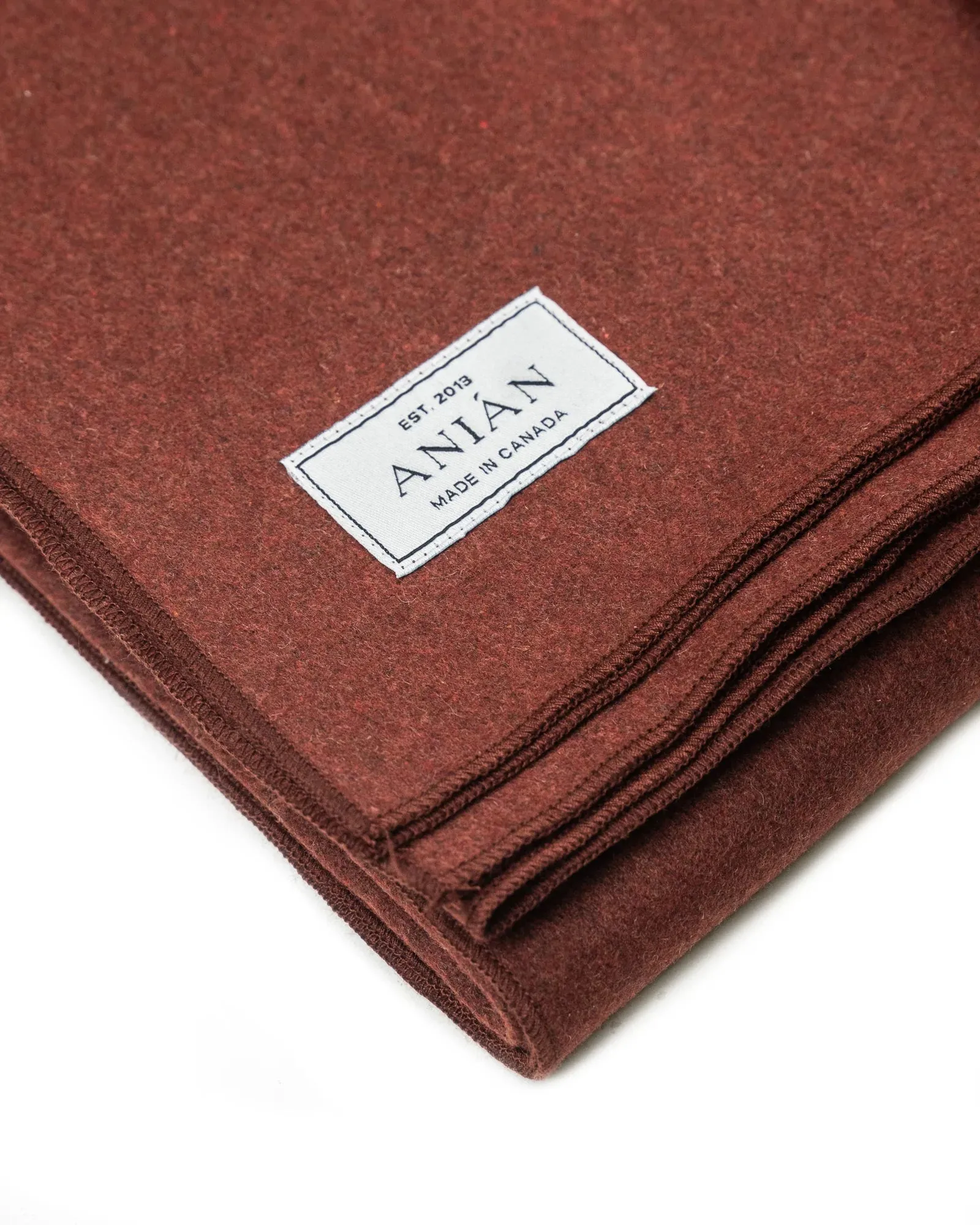 The Melton Wool Blanket In Redwood