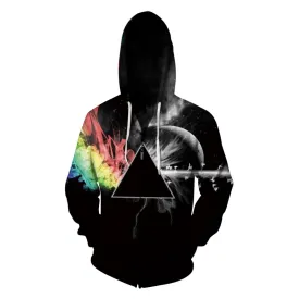 Unisex Rainbow Prism Hoodie