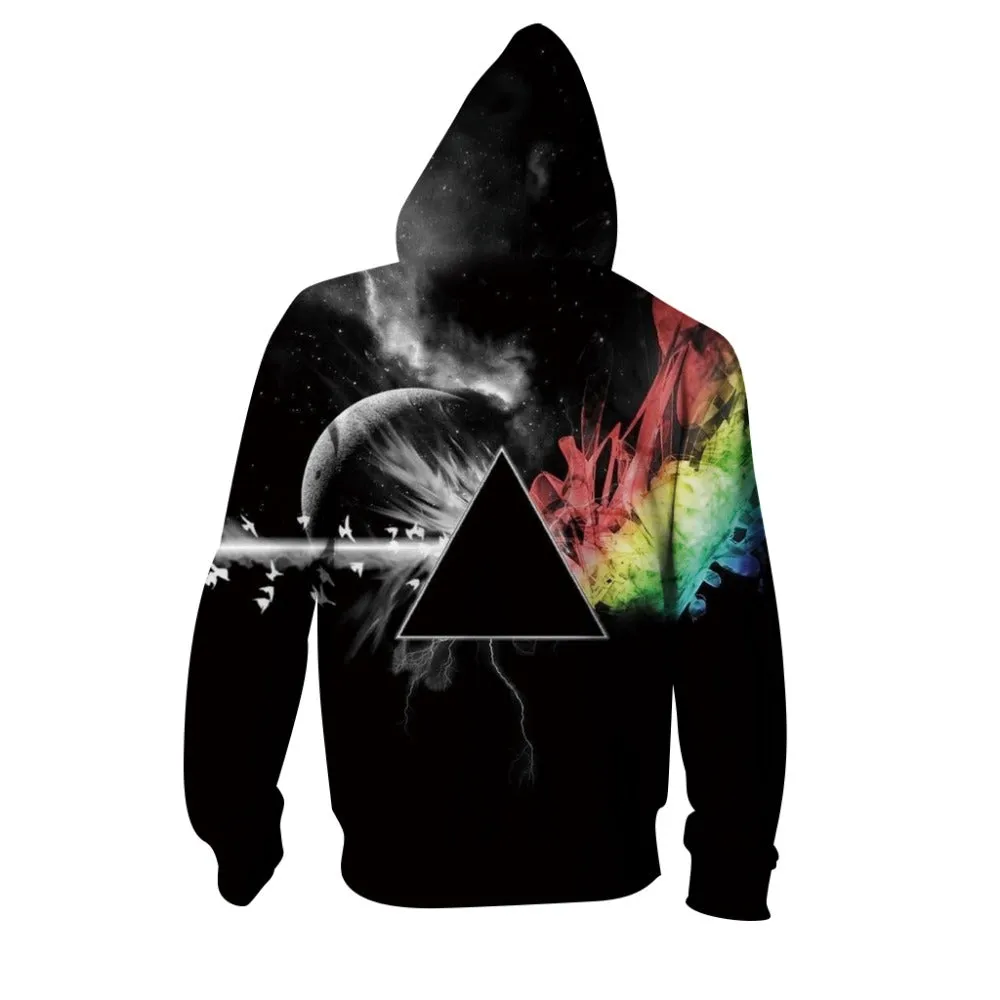 Unisex Rainbow Prism Hoodie