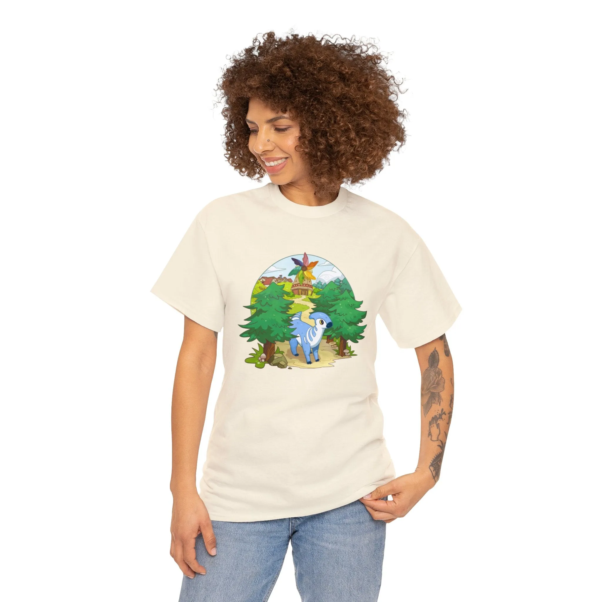 Walk by the Windmill - Unisex Heavy Cotton Tee