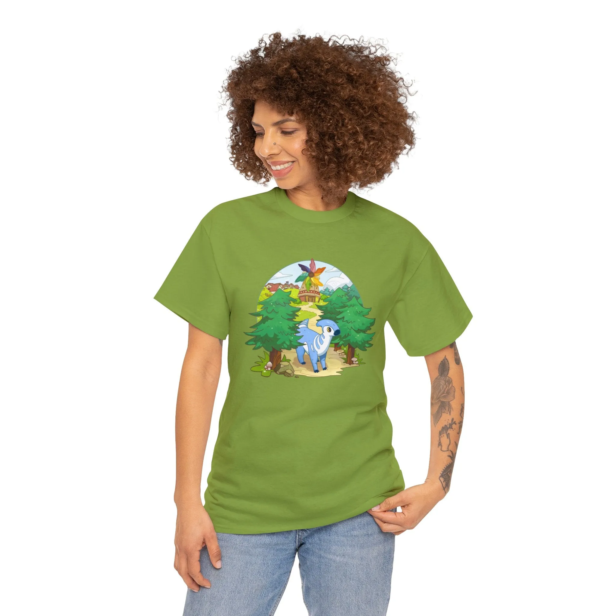 Walk by the Windmill - Unisex Heavy Cotton Tee