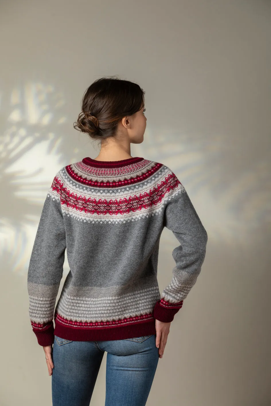 Wollpullover Alpine Sweater Greyberry